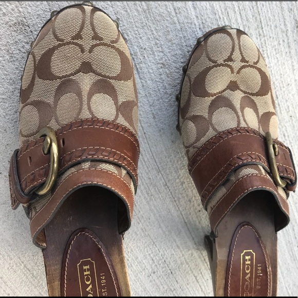 ♦️SOLD♦️Coach Sable Clogs heels - Picture 5 of 7